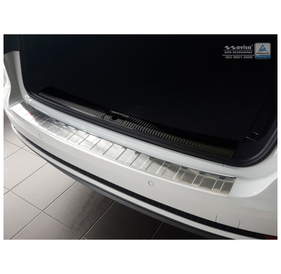 Protector Paragolpes Trasero Acero Inox Audi A4 B9 Avant 2015- 'Ribs'